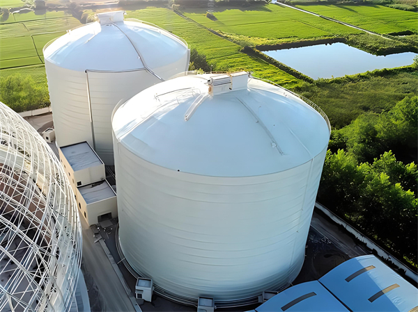 西安焦炭鋼板倉施工現場