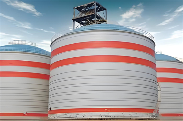 西安粉煤灰鋼板倉施工現場